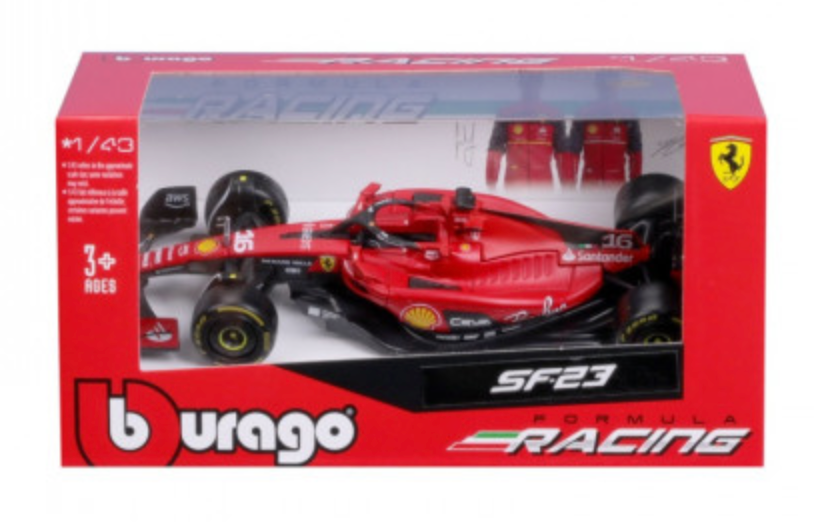 2023 F1 Ferrari SF - 23 Charles Leclerc 1:43 Scale Official Die - cast Collector's Model Car