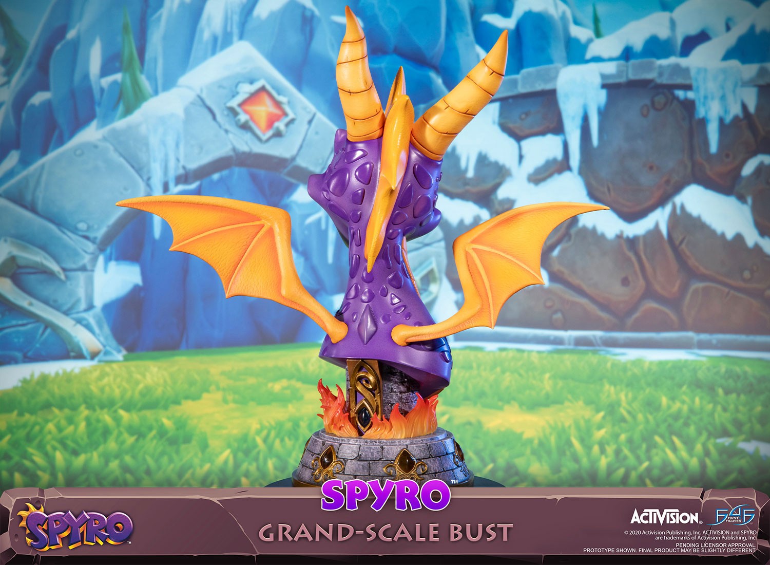 First4Figures Spyro The Dragon Lifesize Collectible Grand-Scale Bust Statue