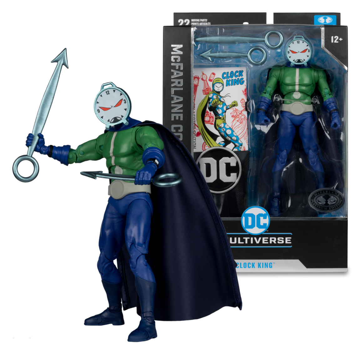 McFarlane DC Multiverse Highly Detailed Collector Edition 7-Inch Action Figure of Clock King, a Notable DC Comics Villain