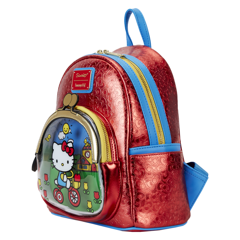 Loungefly Sanrio Hello Kitty 50th Anniversary Metallic Mini Coin Bag Style Backpack for Fashion Lovers