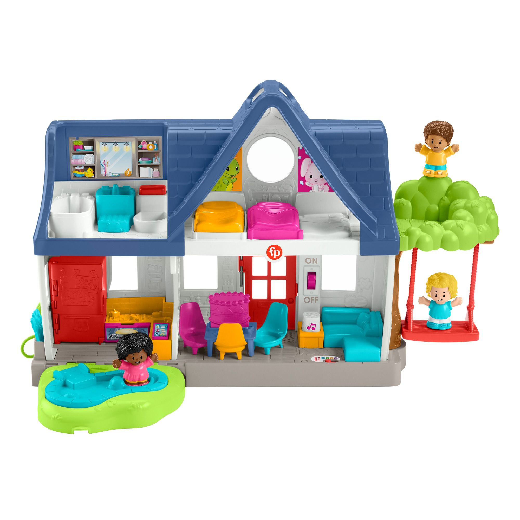 Fisher Price Little People Interactive Let's Play Home House Playset