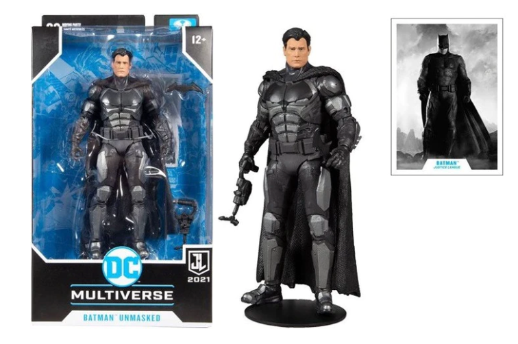 McFarlane 7 - Inch Action Figure of Unmasked Batman Bruce Wayne from DC Multiverse Justice League Movie