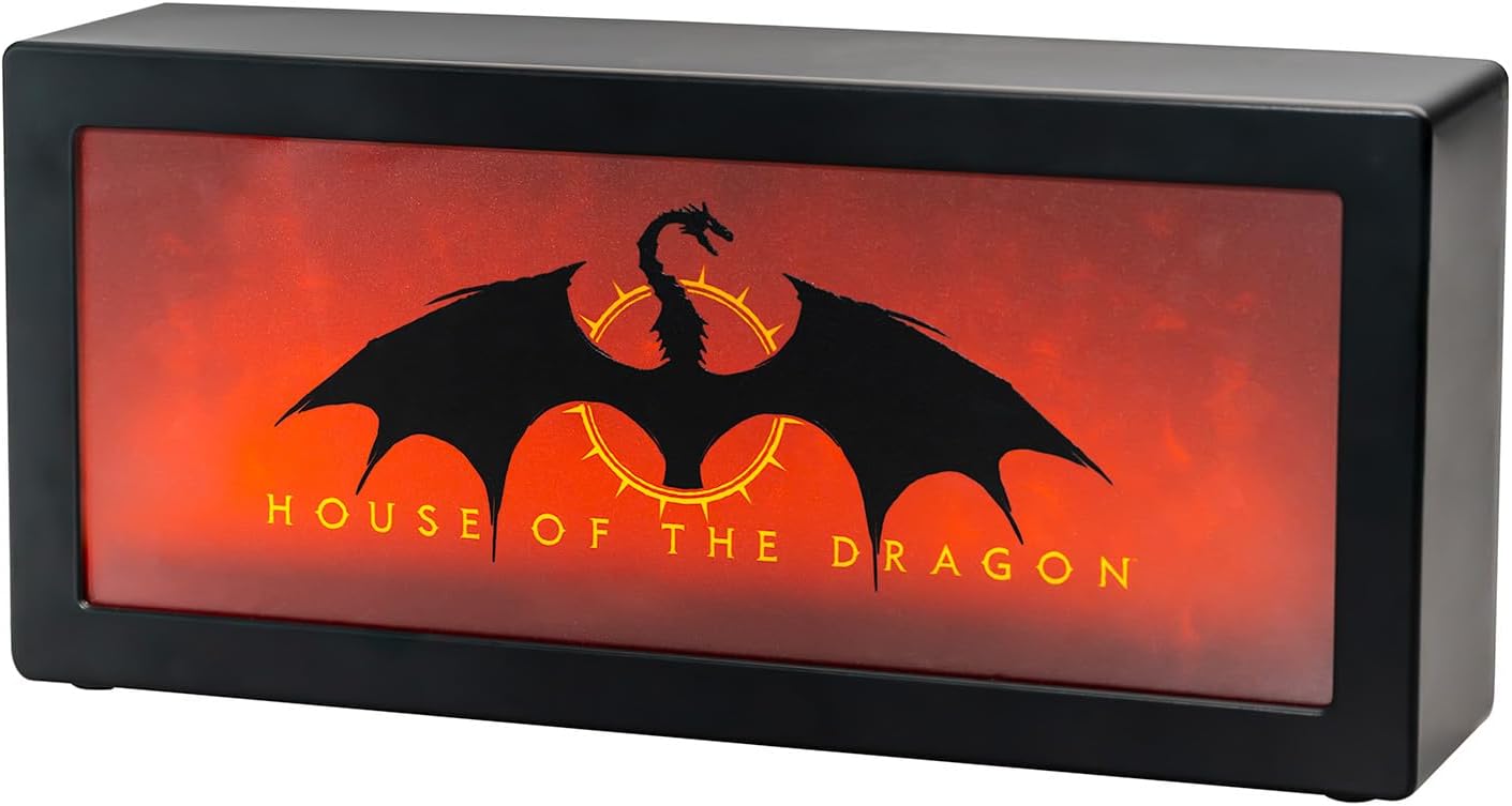 Officially Licensed Game of Thrones House of the Dragon Decorative Targaryen Table Lamp for Enthusiasts