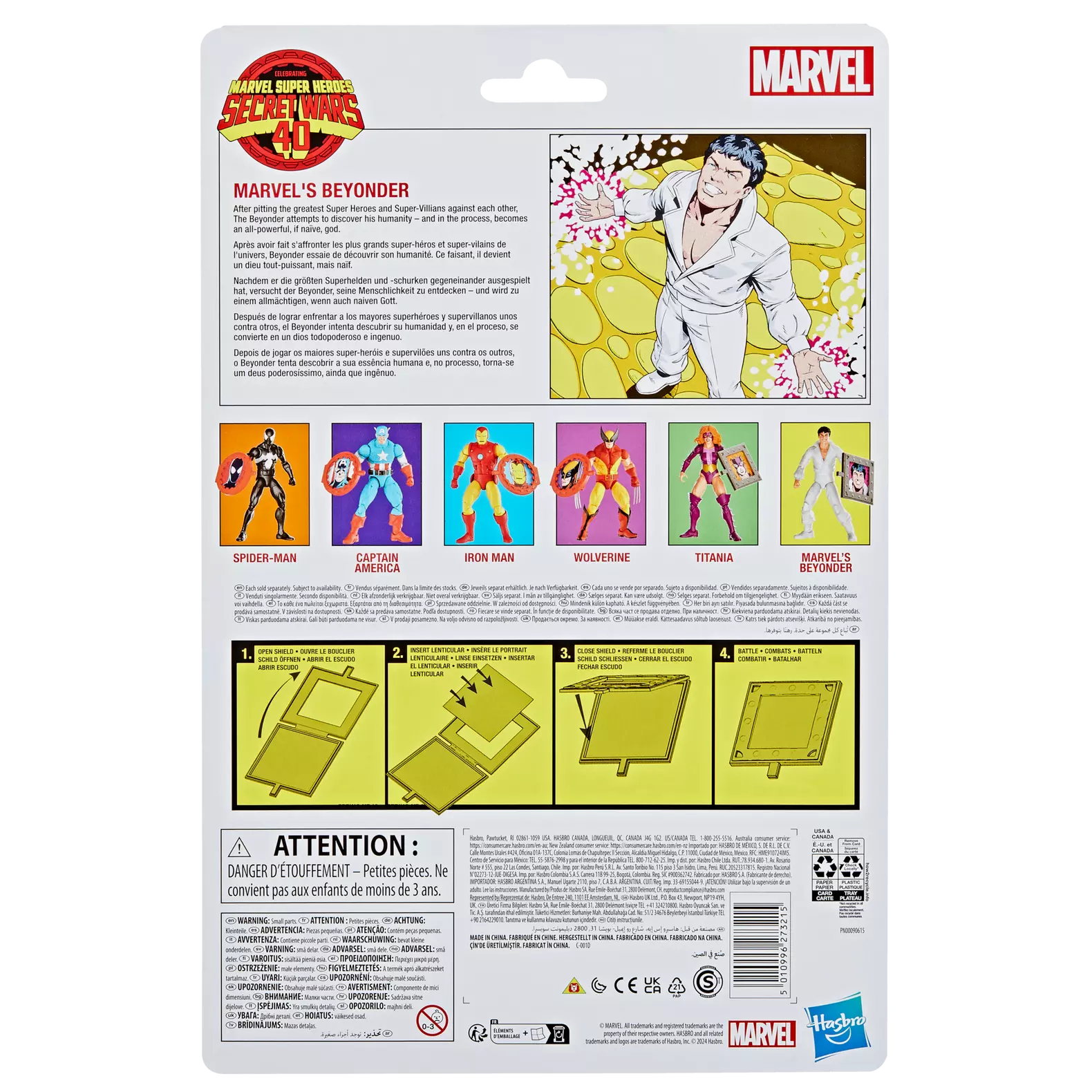 Marvel Legends Series 6-Inch Secret Wars Marvel's Beyonder Premium Action Figure