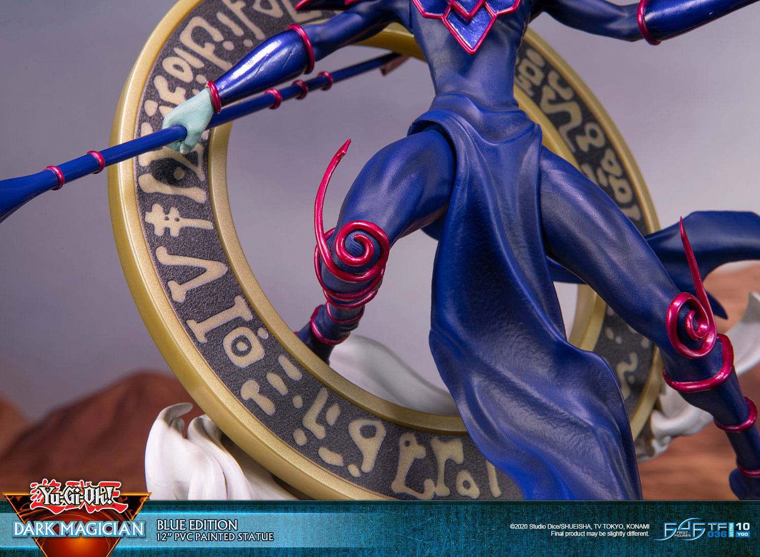 First4Figures Yu-Gi-Oh! Painted PVC Dark Magician Figurine (Blue Variant)