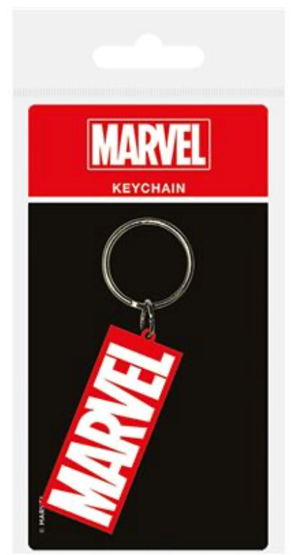 Durable PVC Marvel Logo Keychain for Adding Personal Touch