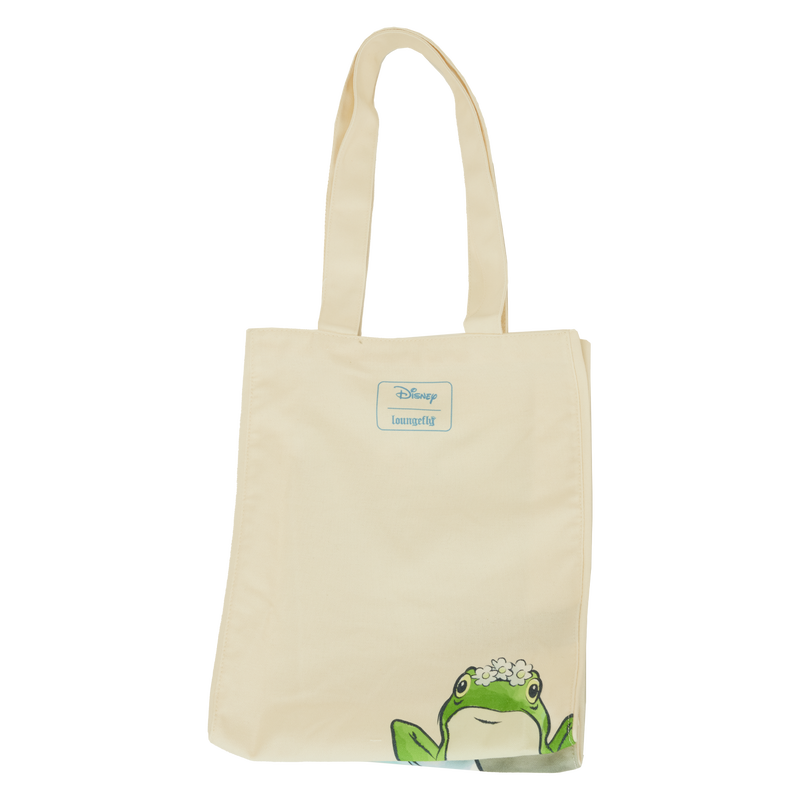 Loungefly Springtime Daisy Themed Lilo & Stitch Inspired Canvas Tote Bag for Everyday Use
