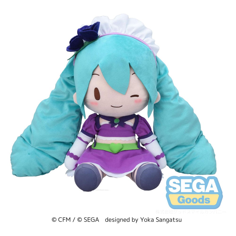 Sparkly Purple Hatsune Miku Fuwa Petit Plush for Dress - Up and Dance Parties