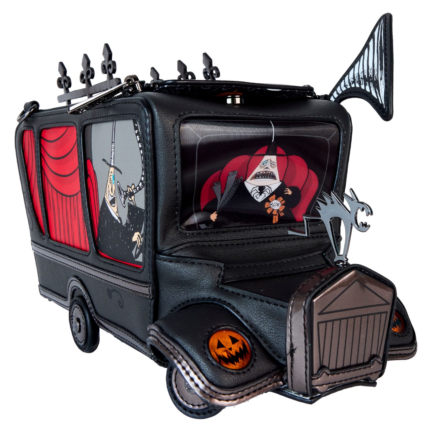 Loungefly Disney Nightmare Before Christmas Mayor's Car-Shaped Figural Crossbody Purse