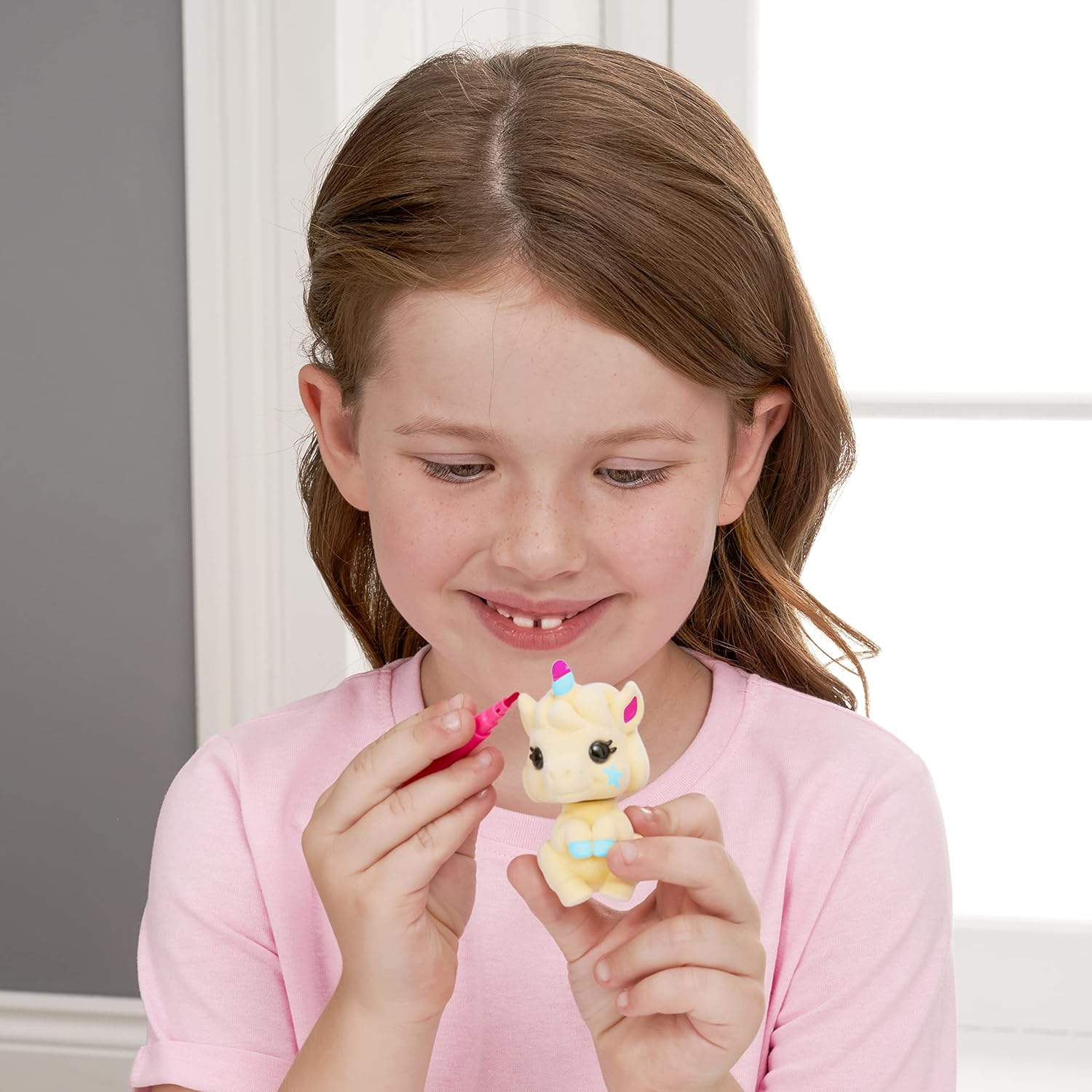 Fuzzikins Reusable Colouring Unicorn Sleepover Art Set for Endless Fun