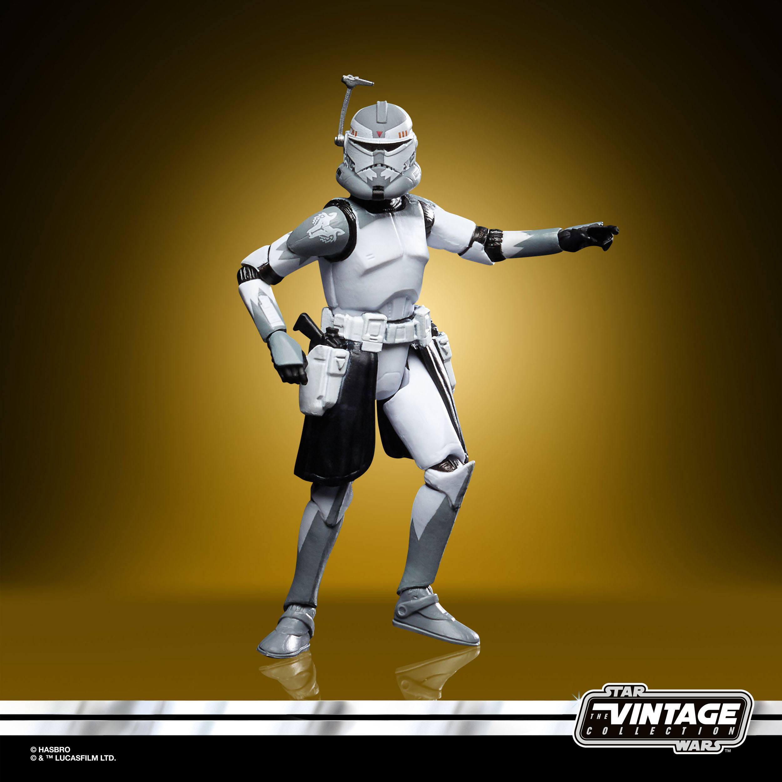 Hasbro Star Wars The Vintage Collection High - Quality 3.75 - inch Scale Clone Commander Wolffe Action Figure Collectible
