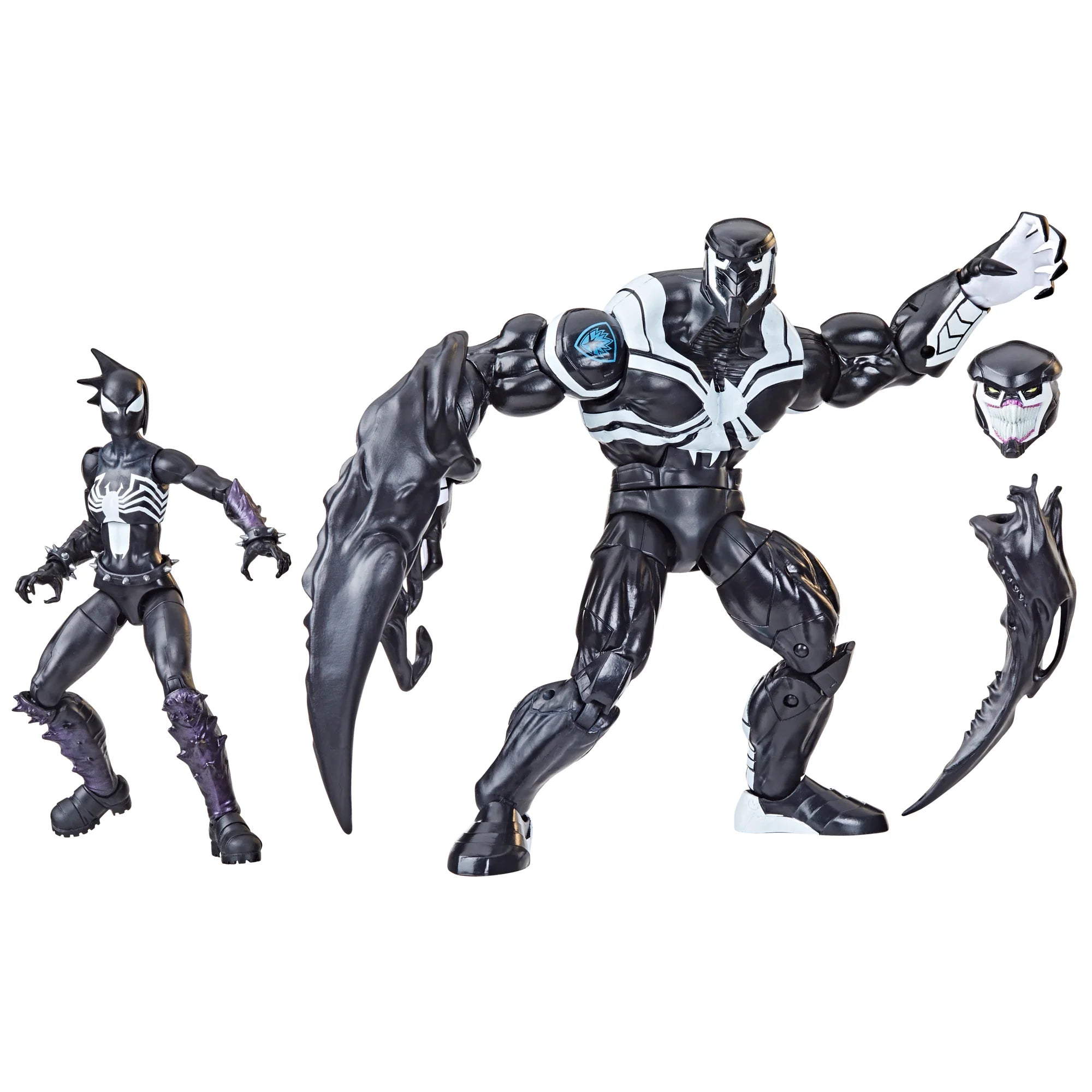 Hasbro's Collectible Marvel Legends Series 6-Inch Venom Space Knight and Marvel's Mania Action Figure Two-Pack
