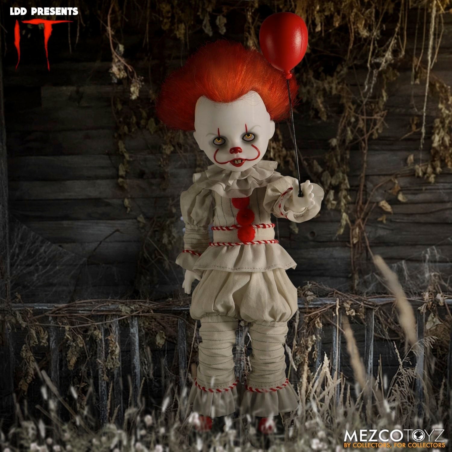 Living Dead Dolls Branded Collectible Figure of IT (2017) Pennywise the Dancing Clown