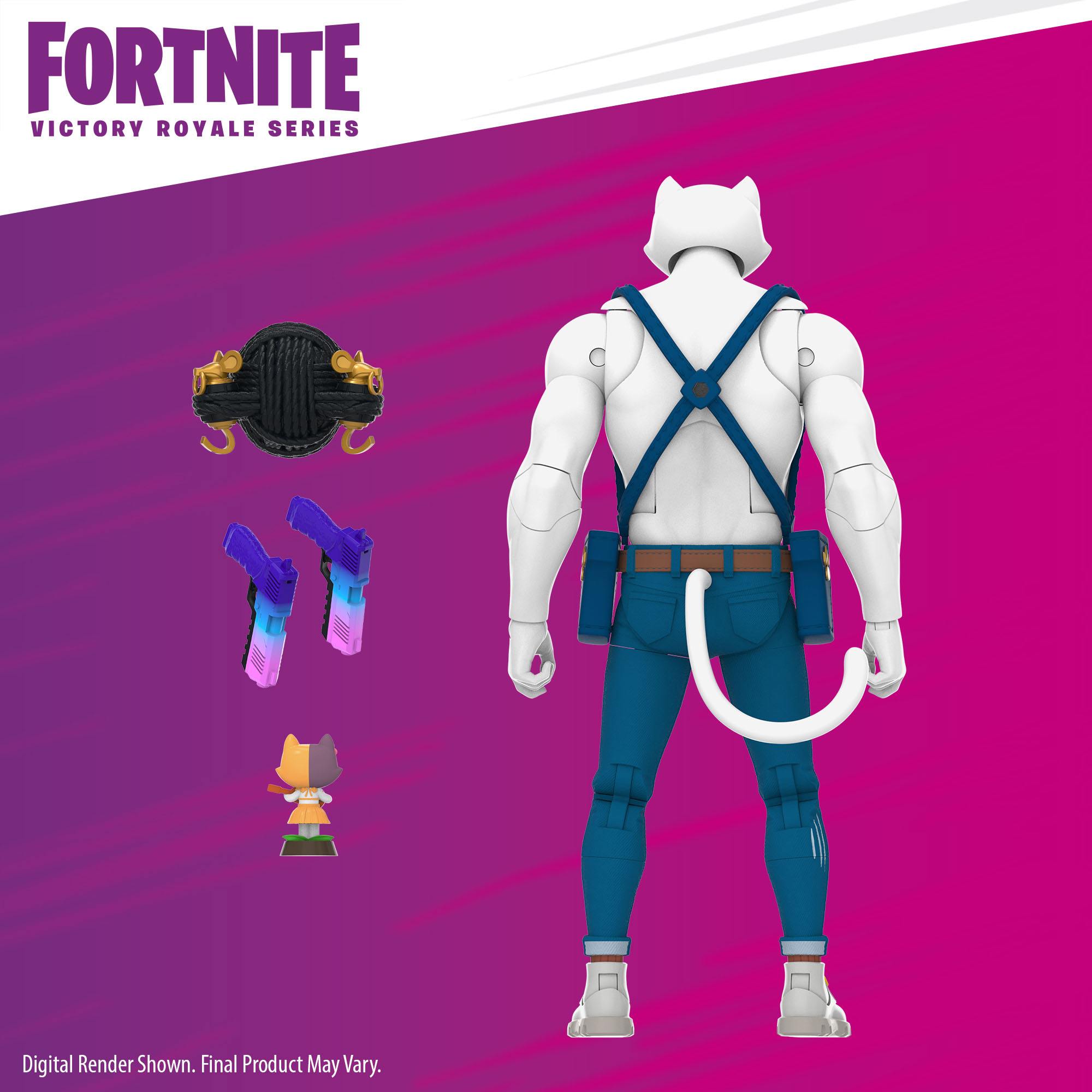 Fortnite Victory Royale Series 6 - inch Meowscles (Ghost) Collectible Action Figure