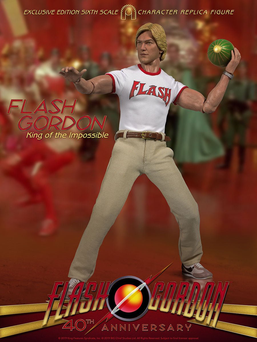 40th Anniversary 1/6 Scale Limited Edition Flash Gordon, King of the Impossible Figure