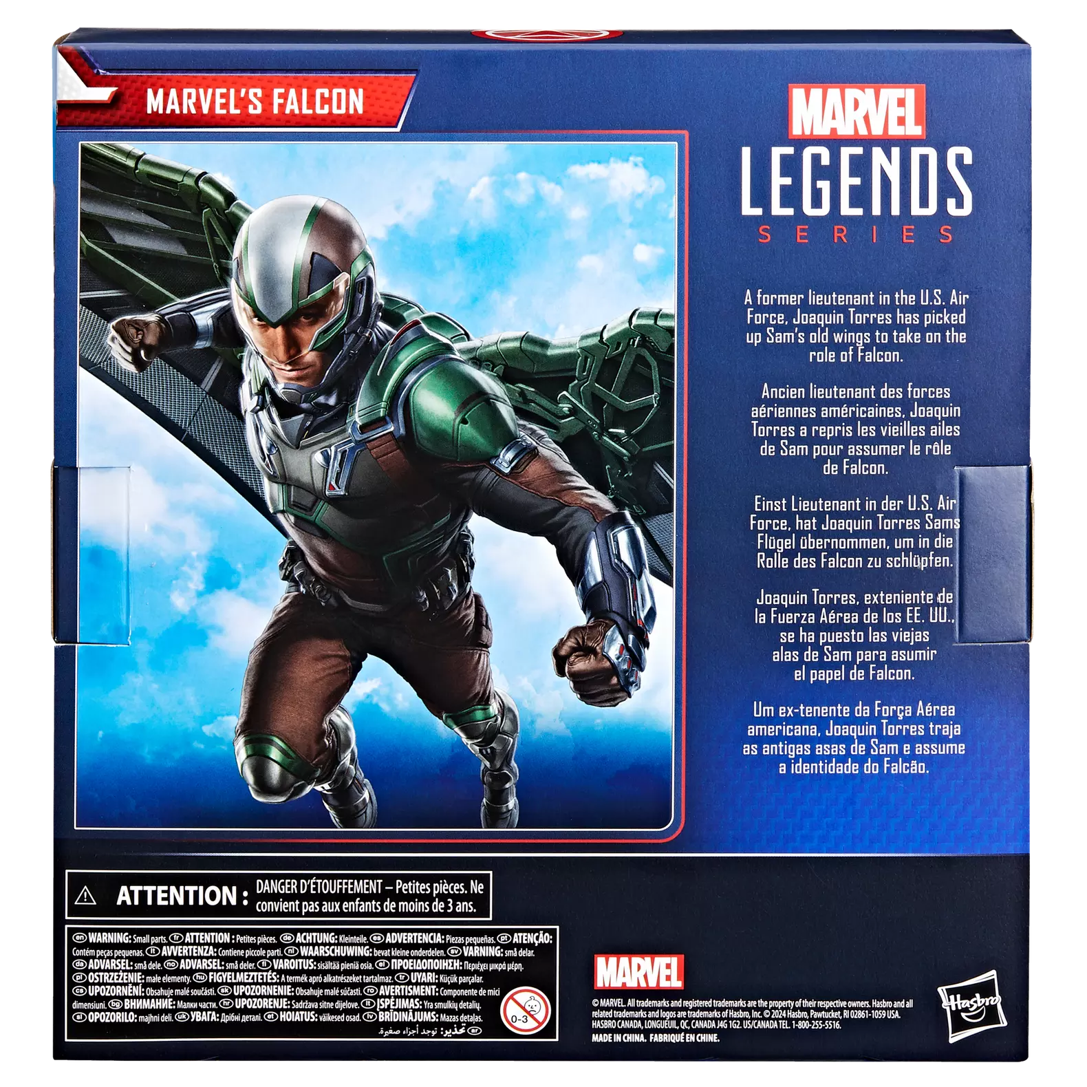 Marvel Legends 6-Inch Scale Premium Falcon Action Figure from Captain America: Brave New World