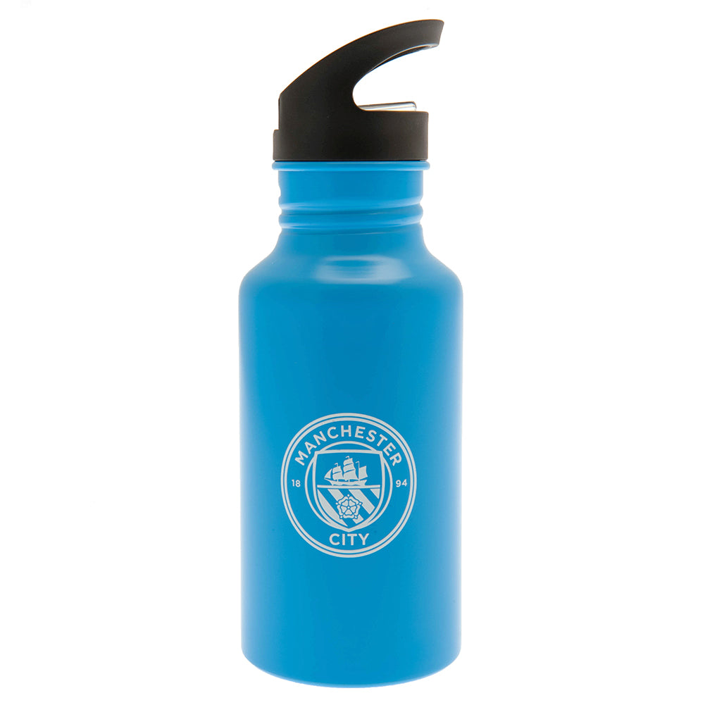 Kevin De Bruyne Manchester City Lightweight Aluminium Matt Blue Drinks Bottle