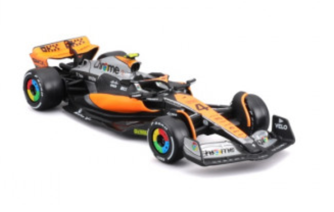 1:43 Scale Premium Diecast Model of Lando Norris' 2023 Formula 1 McLaren MCL60
