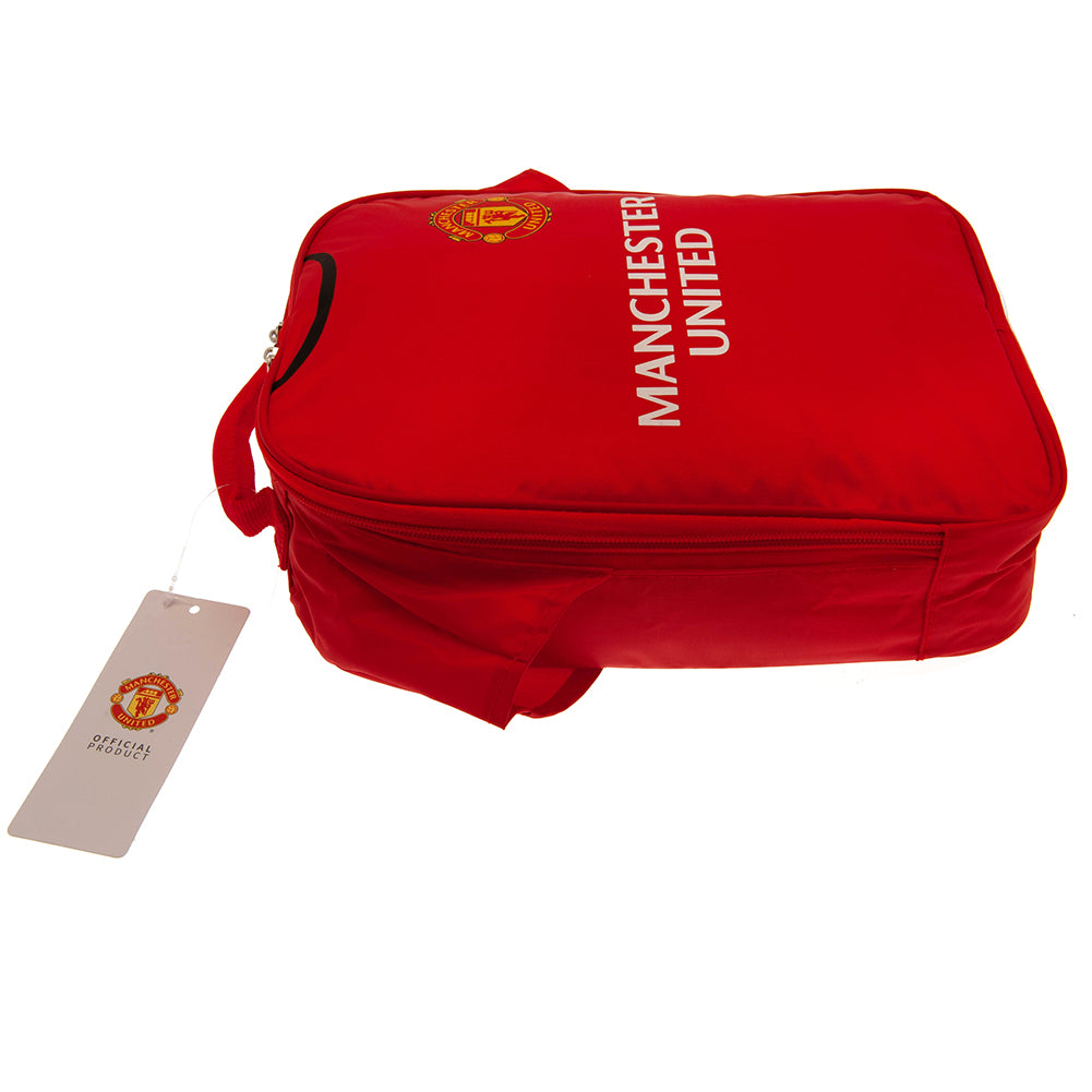 Manchester United Football Club Official Licensed Lunch Bag with Home Shirt Design