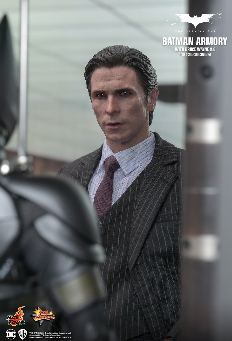 Hot Toys 1/6 Scale Batman Armory Set with Bruce Wayne (2.0)