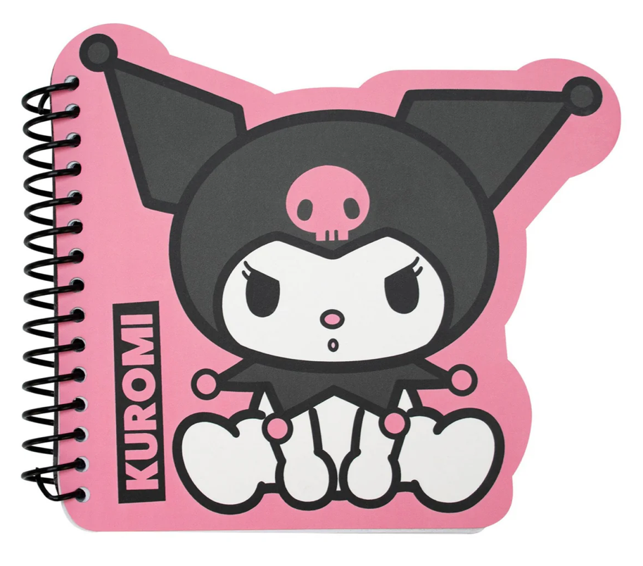 Adorable Sanrio Kuromi-Shaped Notebook for Creative Stationery Lovers
