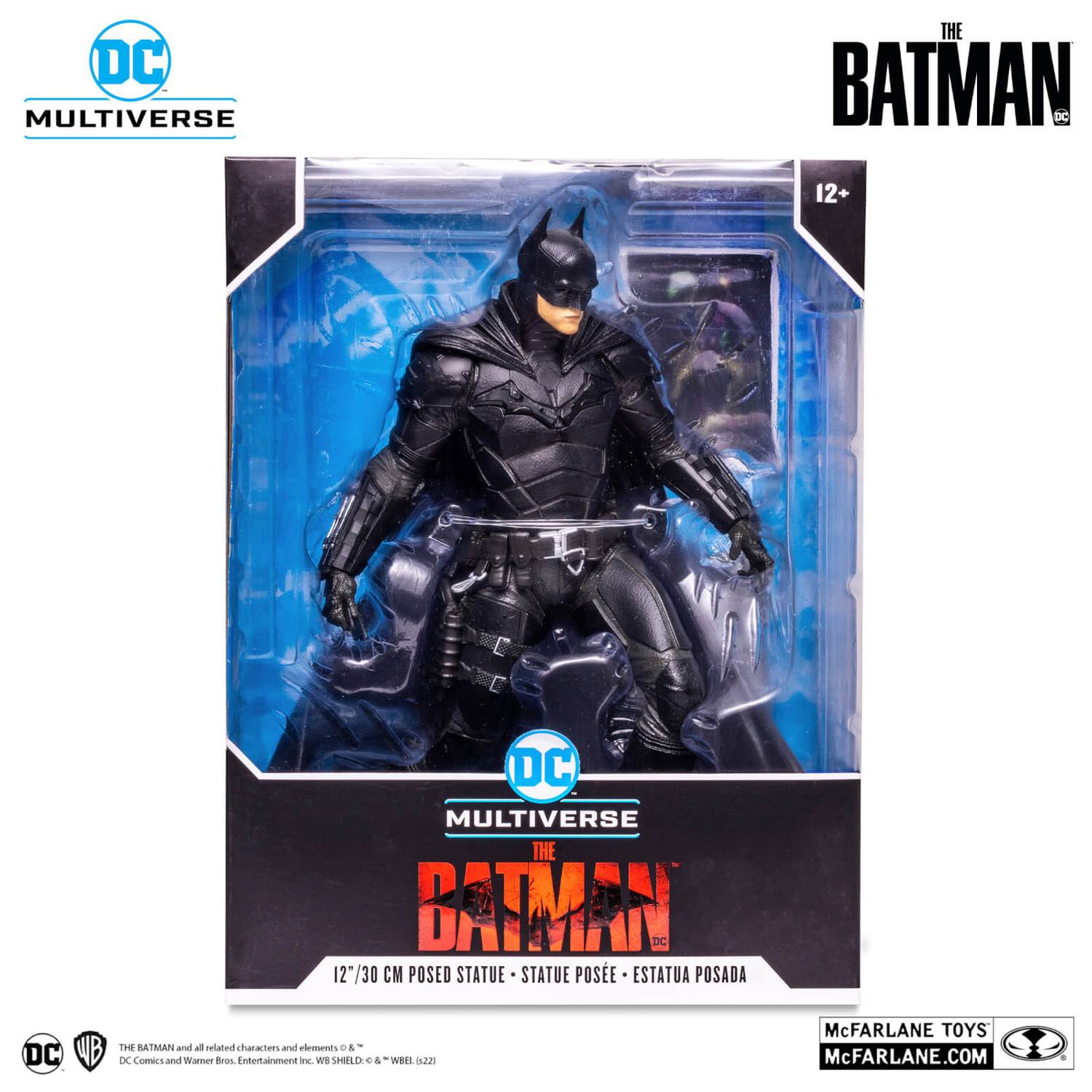 McFarlane DC Multiverse Highly Detailed 12-Inch Posed Statue of The Batman - The Dark Knight Vigilante