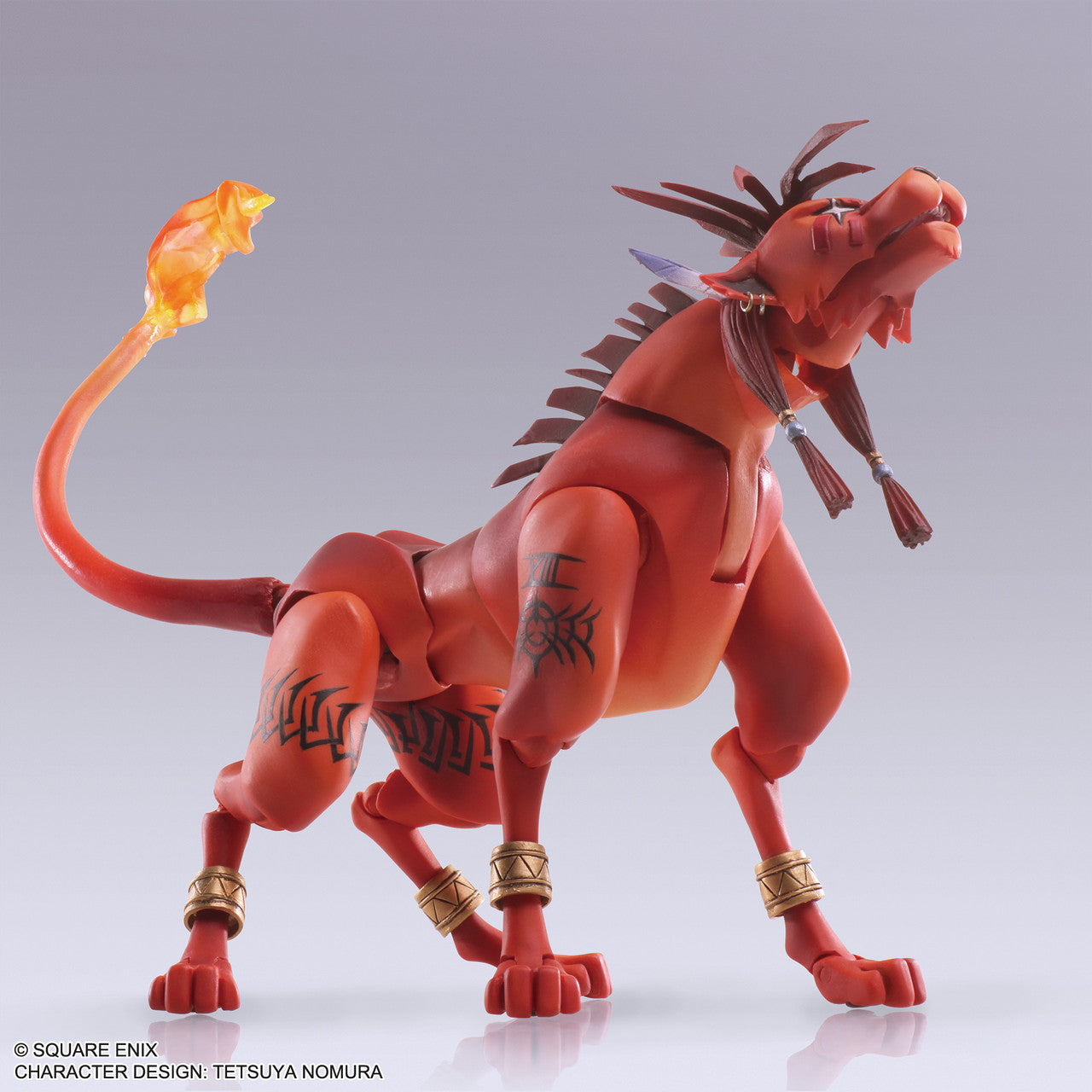 BRING ARTS Red XIII Action Figure from Final Fantasy VII with Interchangeable Hands
