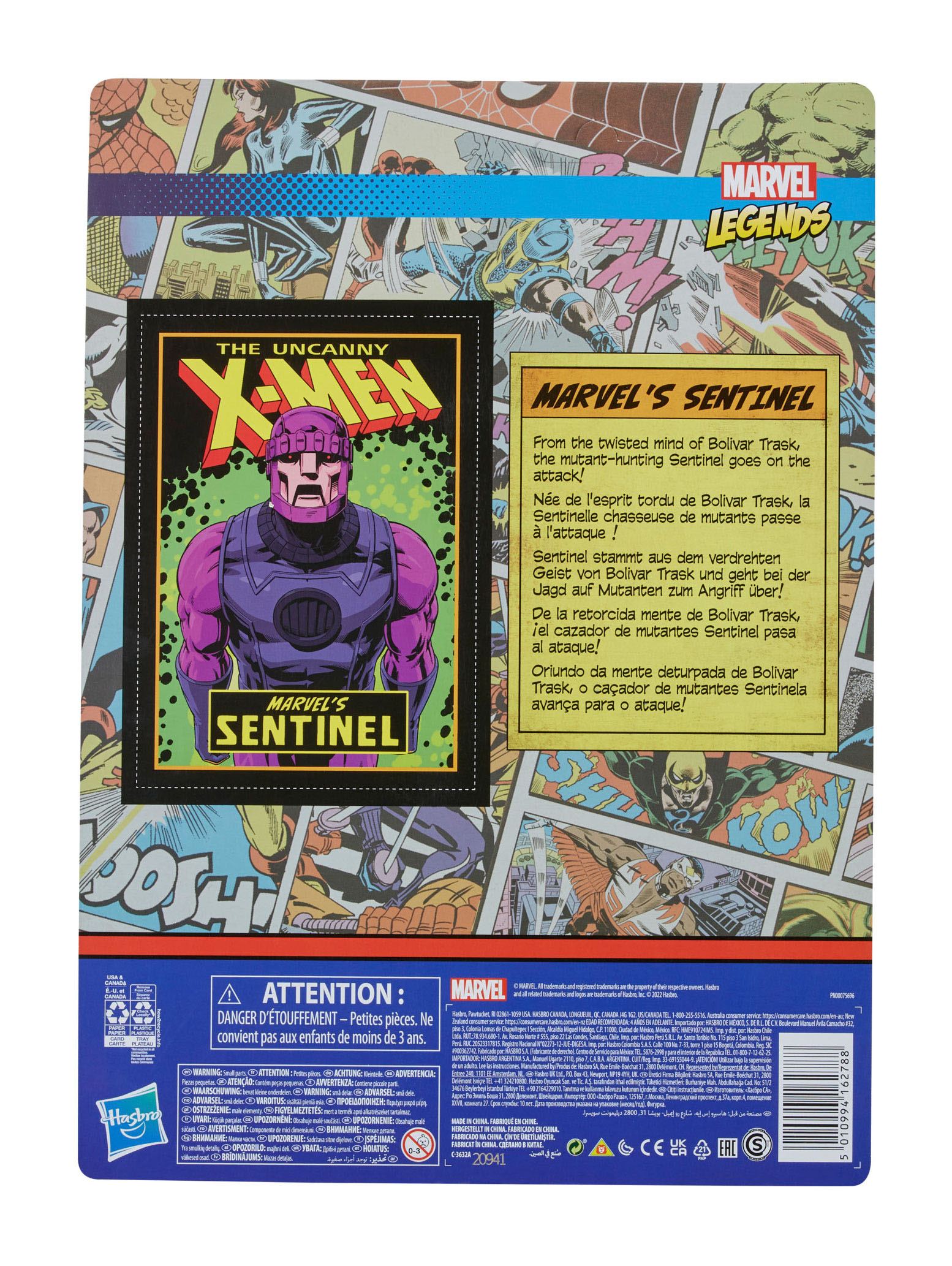 Hasbro Retro 3.75 - Inch Marvel Legends Mutant - Hunting Sentinel Action Figure