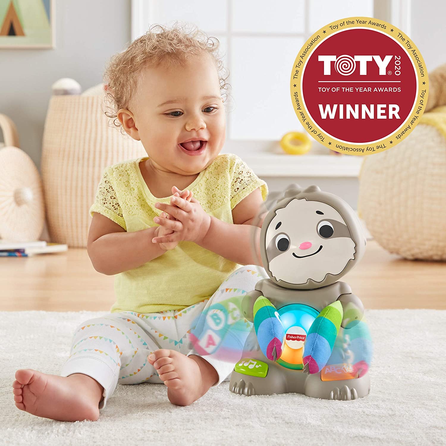 Fisher-Price Linkimals Sloth Toy with Smooth Dancing Moves