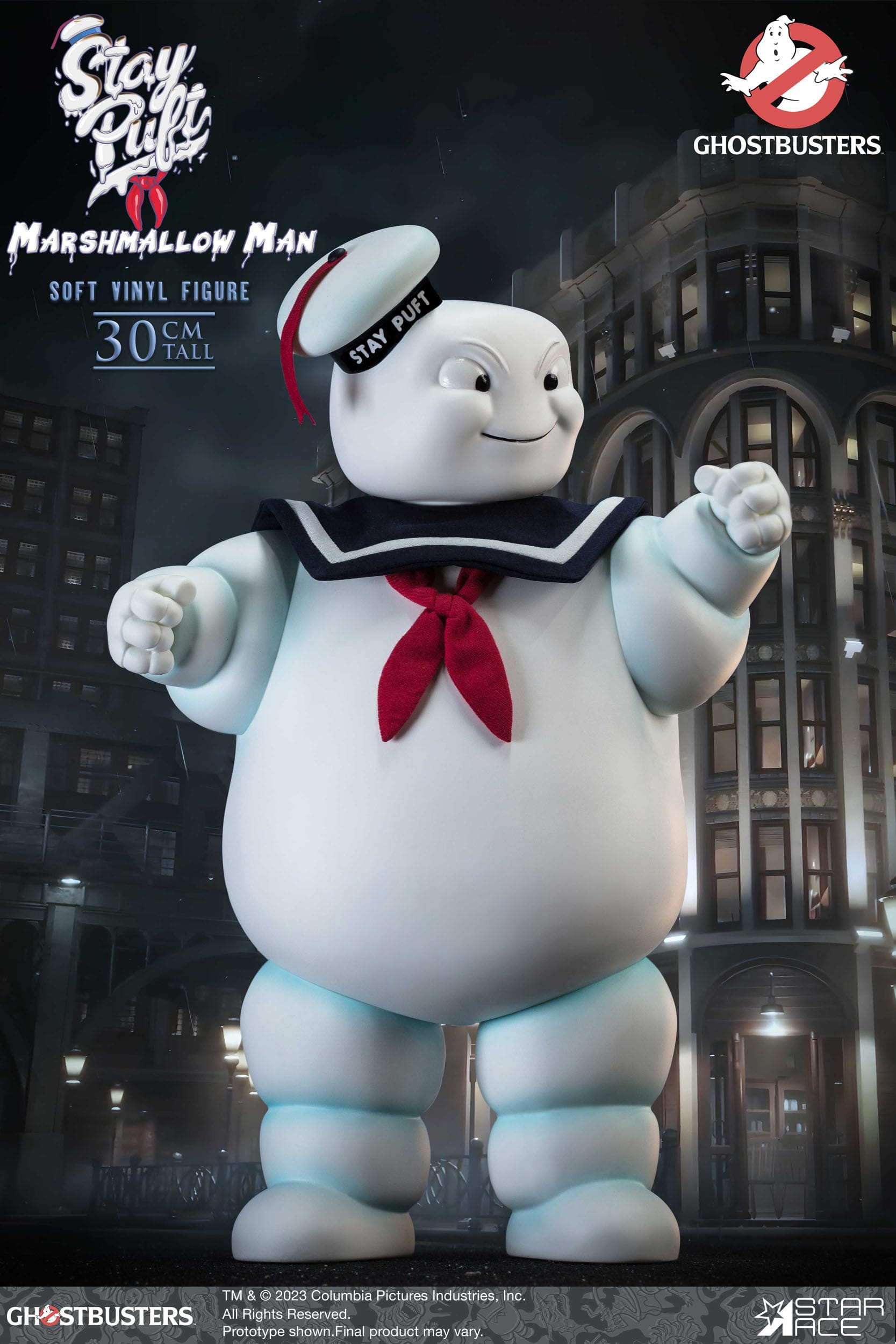 Deluxe Edition Soft Vinyl Collectible Statue of Ghostbusters' Stay Puft Marshmallow Man