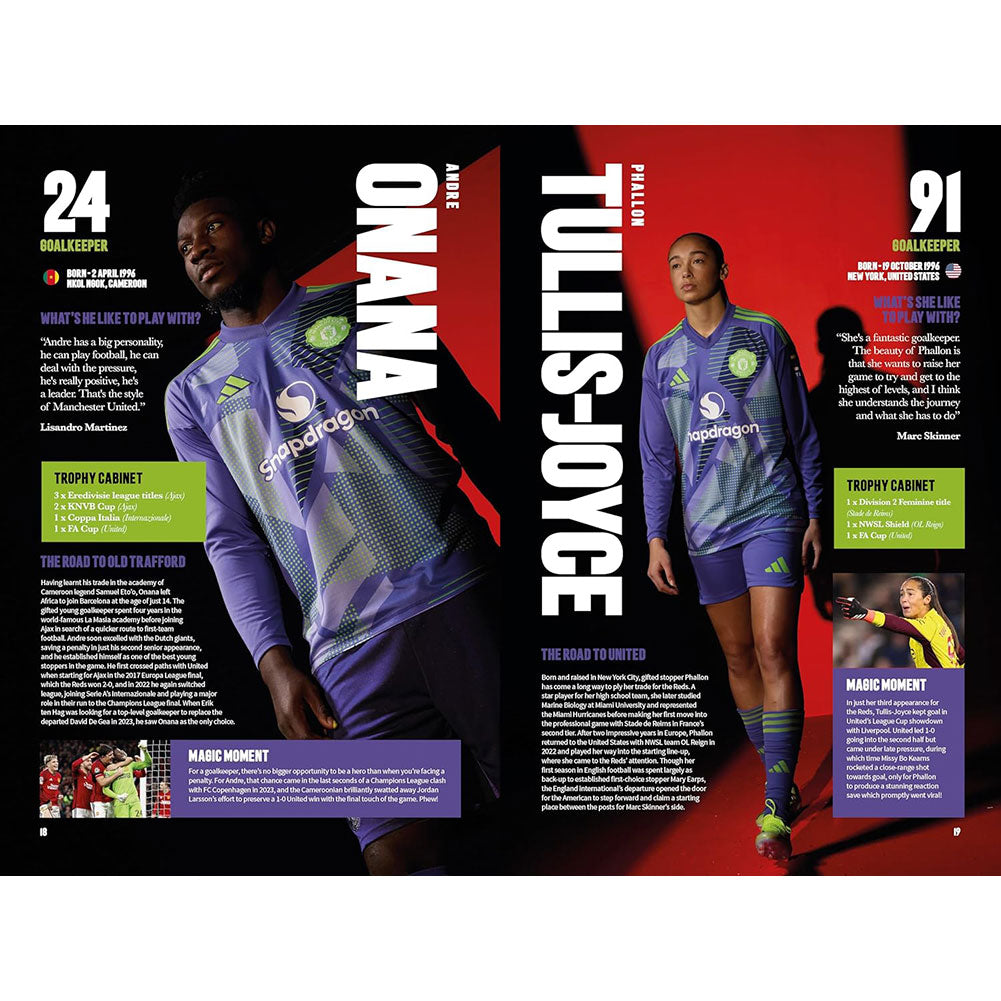 2025 Manchester United Football Club Annual - A Must - Have for Fans