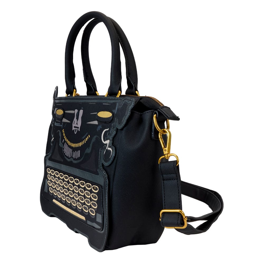 Loungefly Wednesday Inspired Typewriter Design Detachable Strap Crossbody Bag