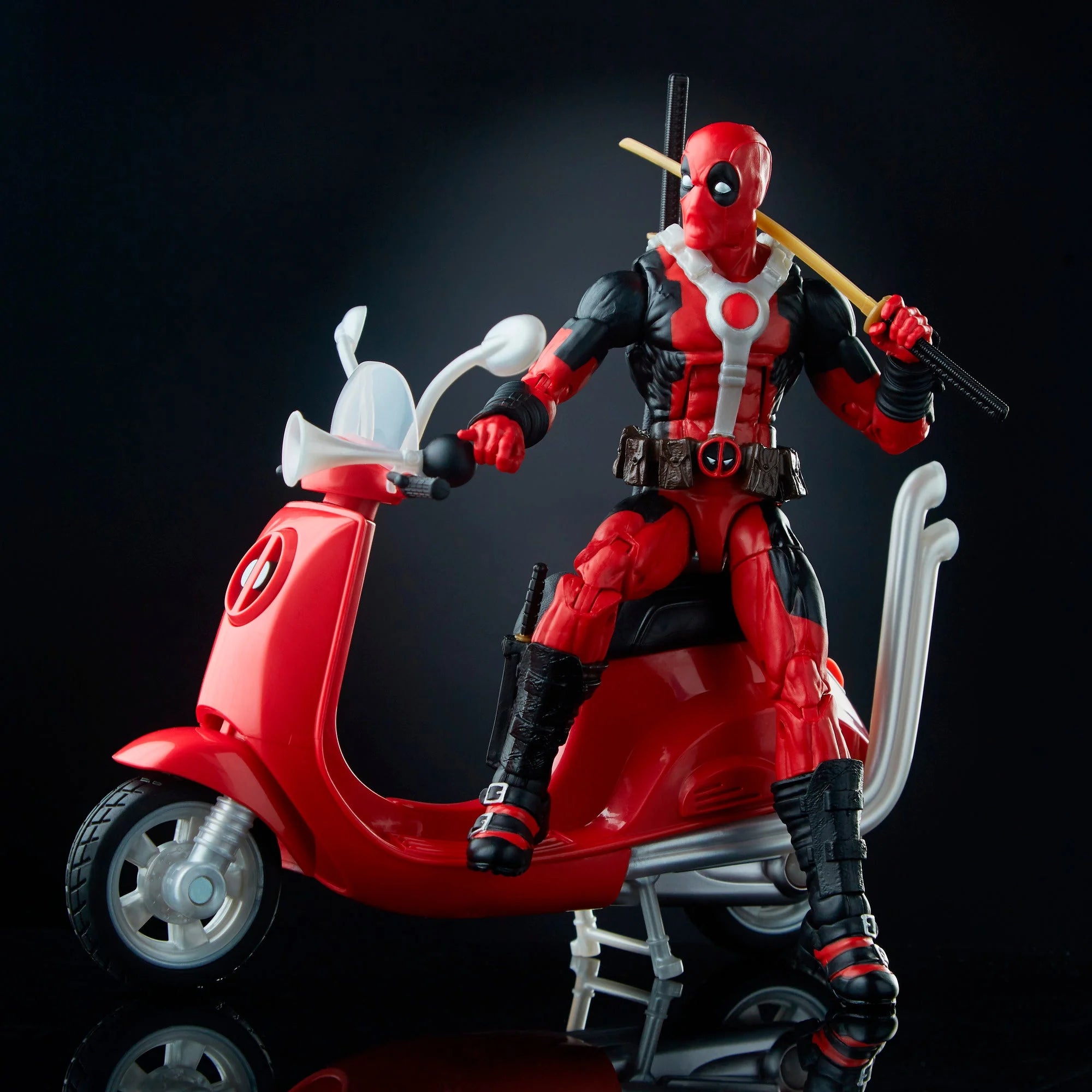6-Inch Marvel Legends Deadpool Action Figure with Scooter and Accessories