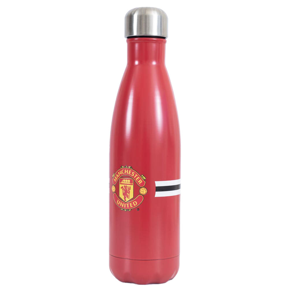 Manchester United FC Red Core Stripe Insulated Stainless Steel Thermal Flask