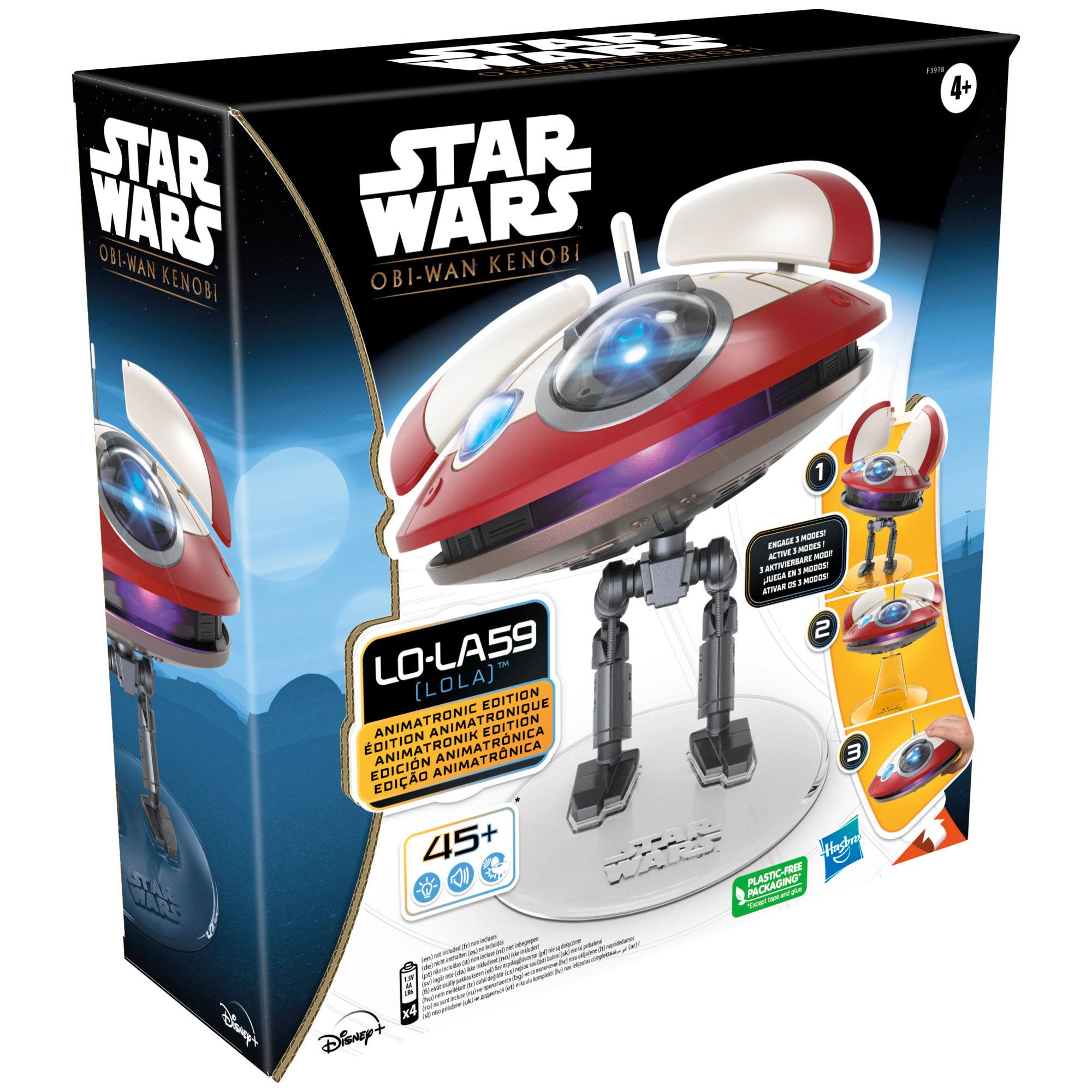 Hasbro Star Wars L0 - LA59 (Lola) Animatronic Edition Electronic Droid Inspired by Obi - Wan Kenobi for Kids and Fans