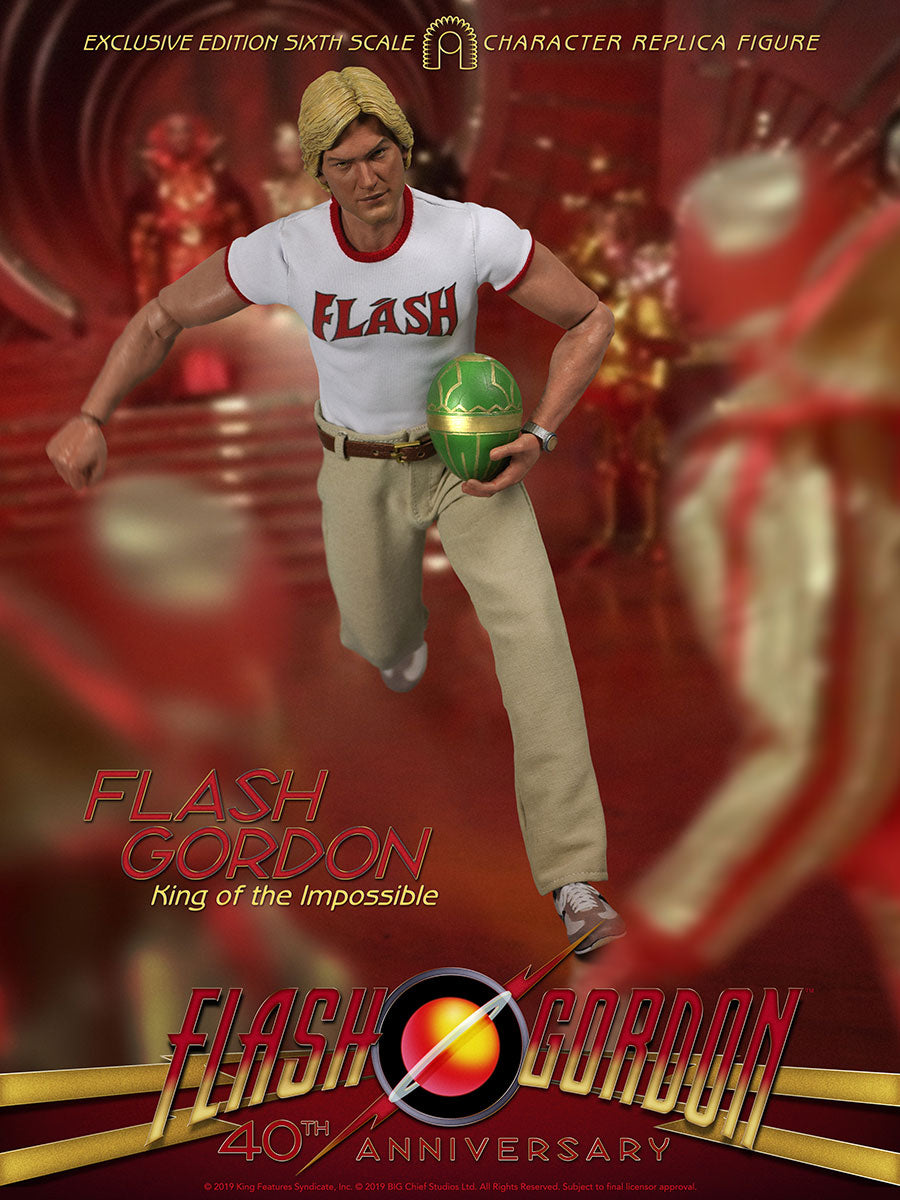 40th Anniversary 1/6 Scale Limited Edition Flash Gordon, King of the Impossible Figure
