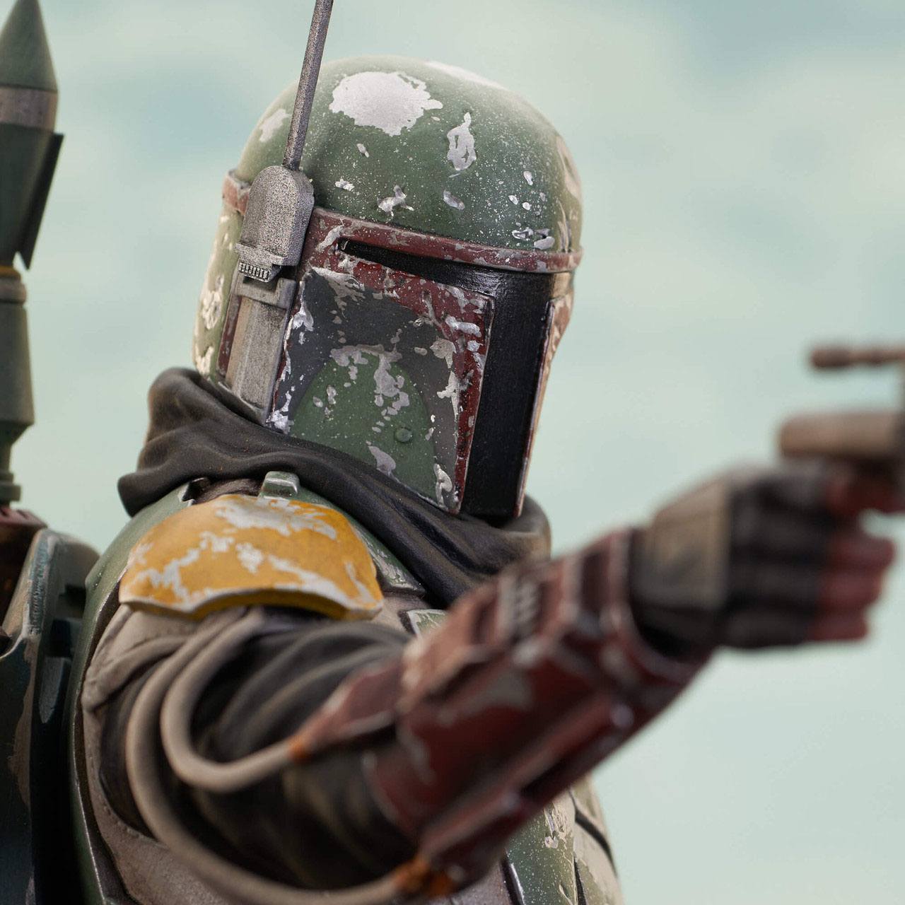 Gentle Giant Collectible Star Wars The Mandolorian Limited Edition Boba Fett Milestones Statue - Only 2000 Pieces Worldwide