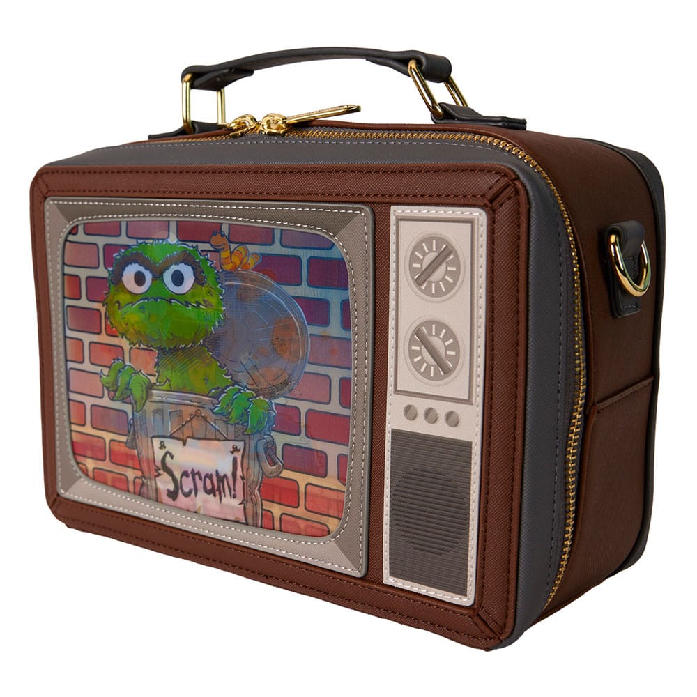 Loungefly Retro TV Style Sesame Street Adjustable Lenticular Crossbody Bag