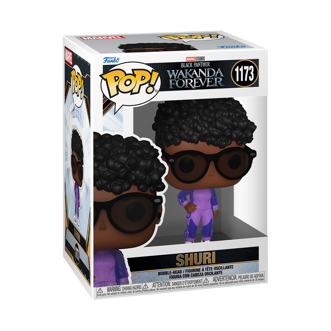 Collectible Marvel Black Panther Wakanda Forever Shuri with Sunglasses Funko Pop! Vinyl Figurine