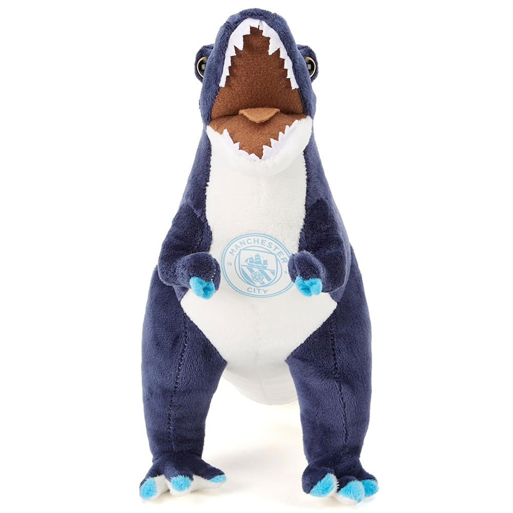 Soft and Huggable Manchester City FC Standing Plush T-Rex Toy