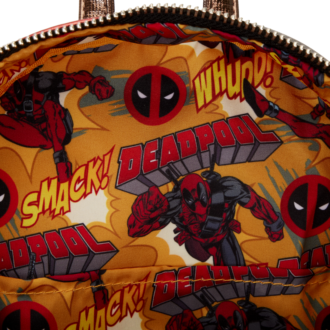 Loungefly Metallic Cosplay Mini Backpack Inspired by Marvel's Deadpool