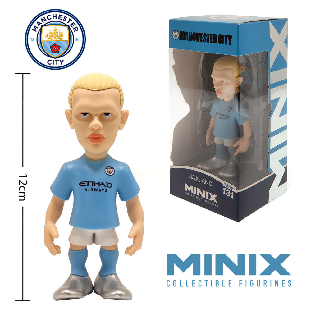 Collectible Manchester City FC MINIX Figurine of Football Star Erling Haaland