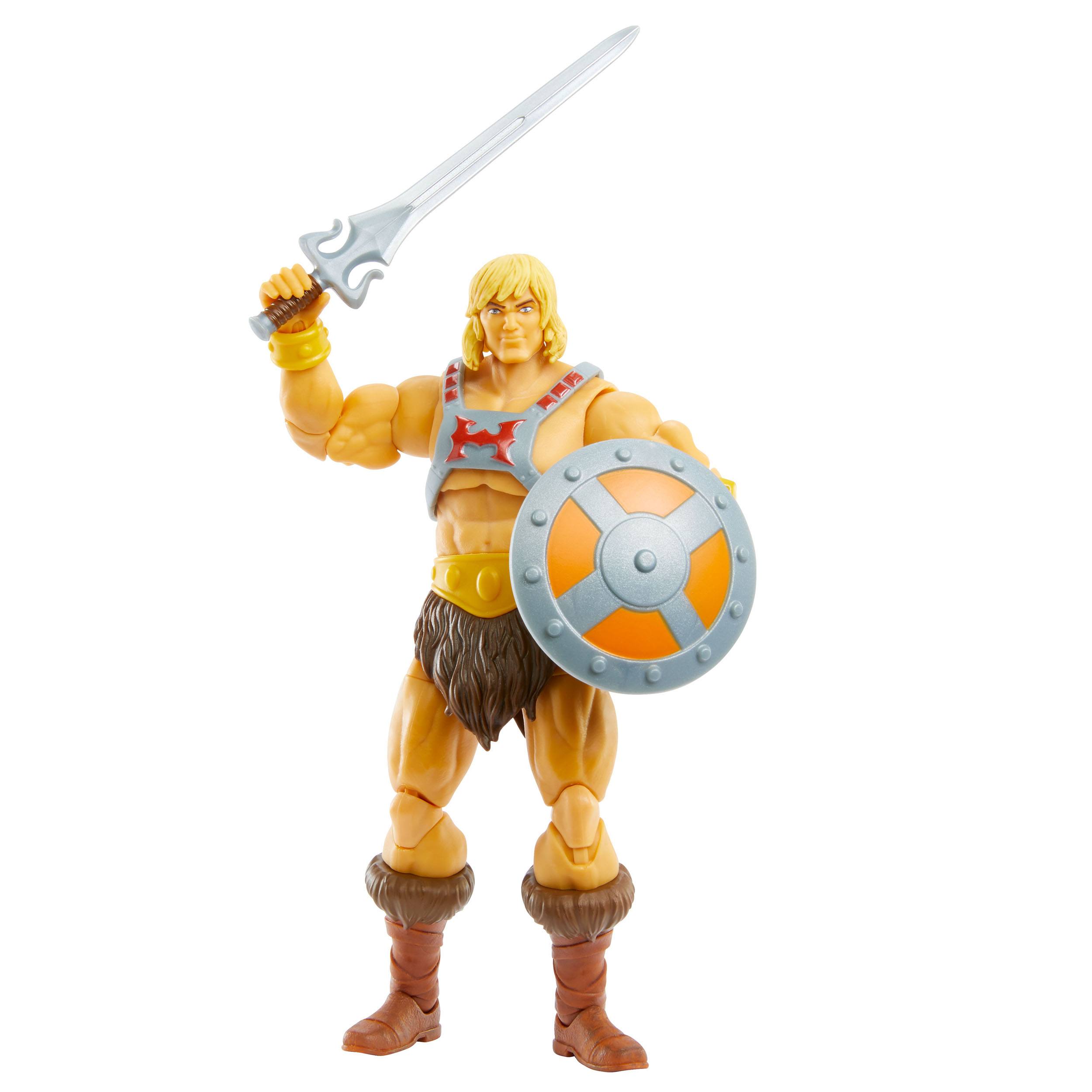 Highly Poseable Masters of the Universe Revelation He - Man Action Figure Set
