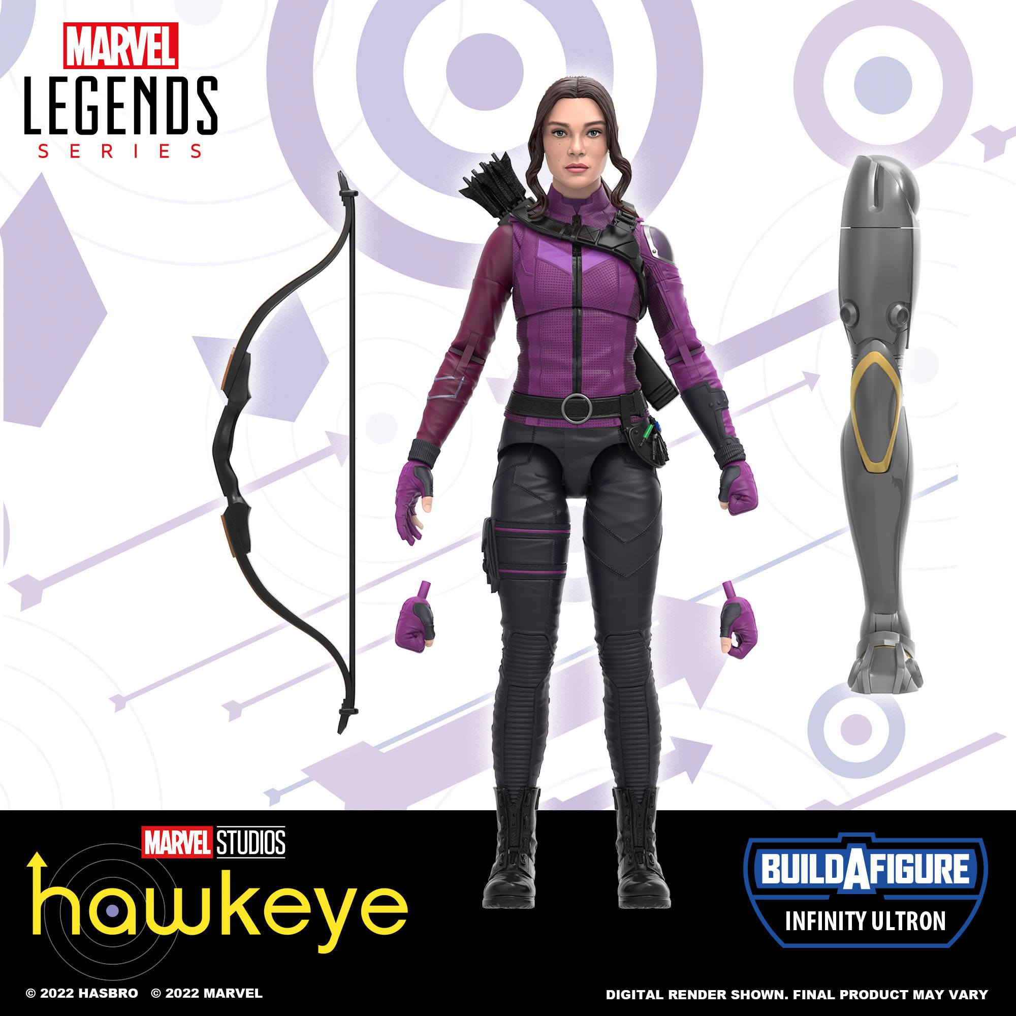 Marvel Legends Series Collectible Action Figure - Infinity Ultron Build-A-Figure Set with Kate Bishop