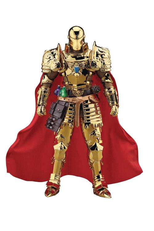 Marvel Dynamic Action Heroes Collectible Figure - Medieval Knight Iron Man with Golden Armor, PX Previews Exclusive Edition