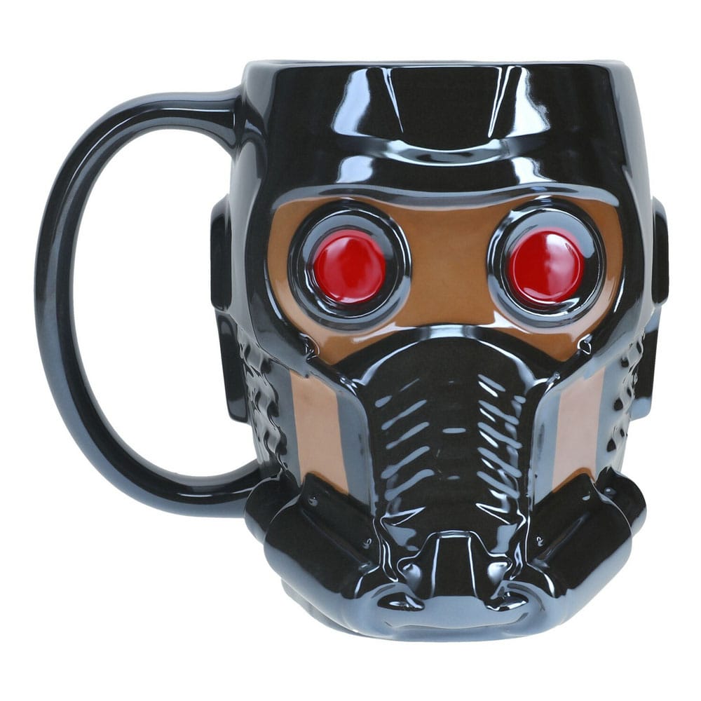 Marvel Licensed Guardians of the Galaxy Peter Quill Star - Lord Helmet - Shaped Ceramic Mug for Beverages