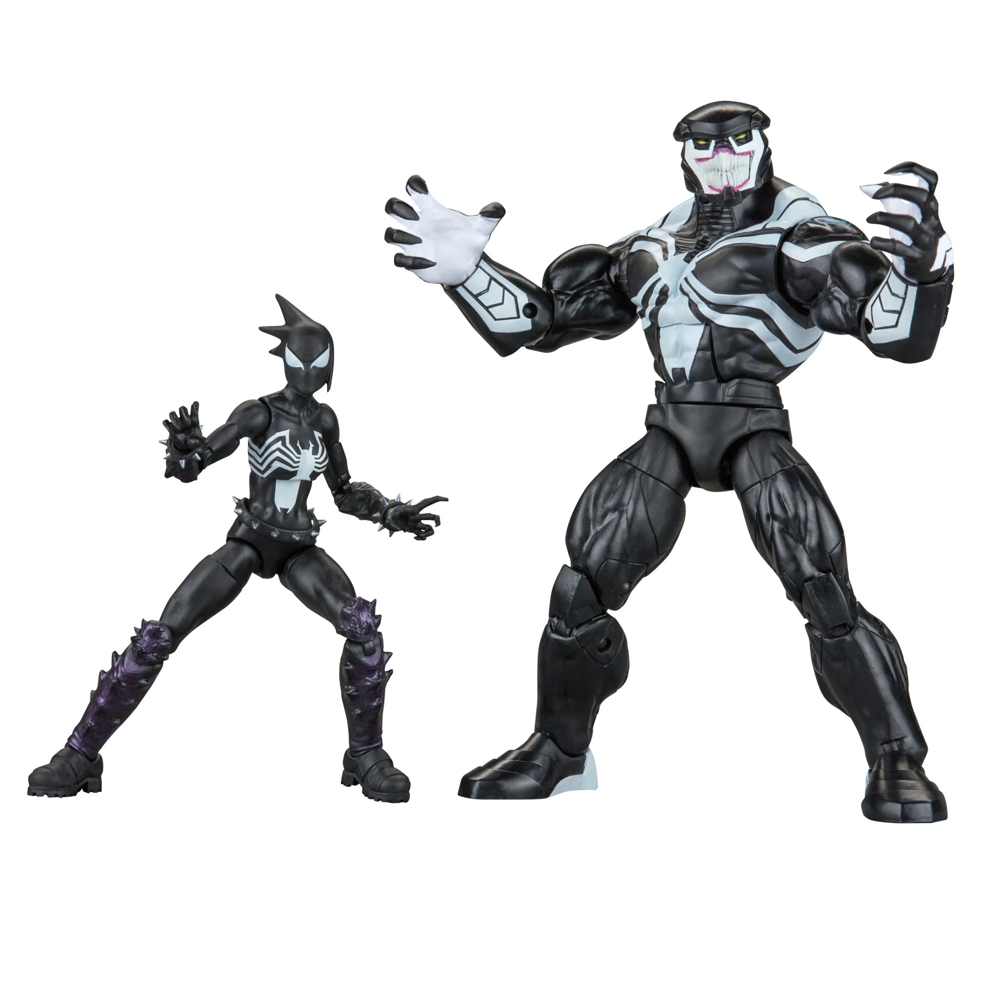 Hasbro's Collectible Marvel Legends Series 6-Inch Venom Space Knight and Marvel's Mania Action Figure Two-Pack