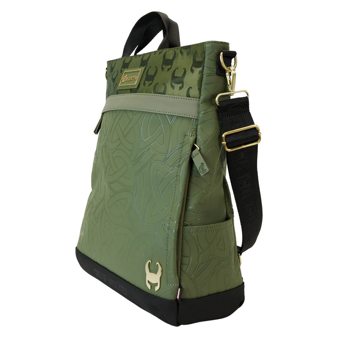 Loungefly Collectiv Marvel Loki The Creative Convertible Travel Tote Bag for Fandom Lovers