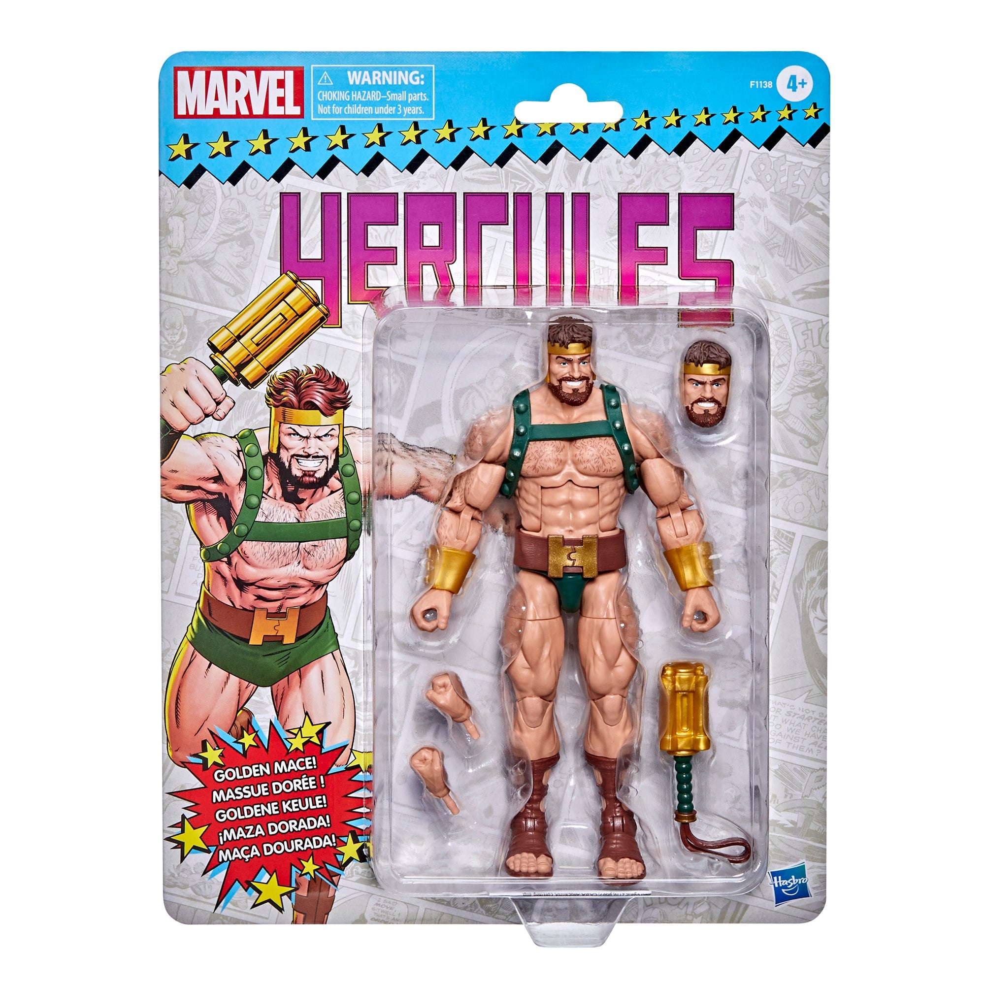Marvel Legends Series 6-Inch Scale Action Figure of Marvel's Hercules, the Mighty Hero from Olympus