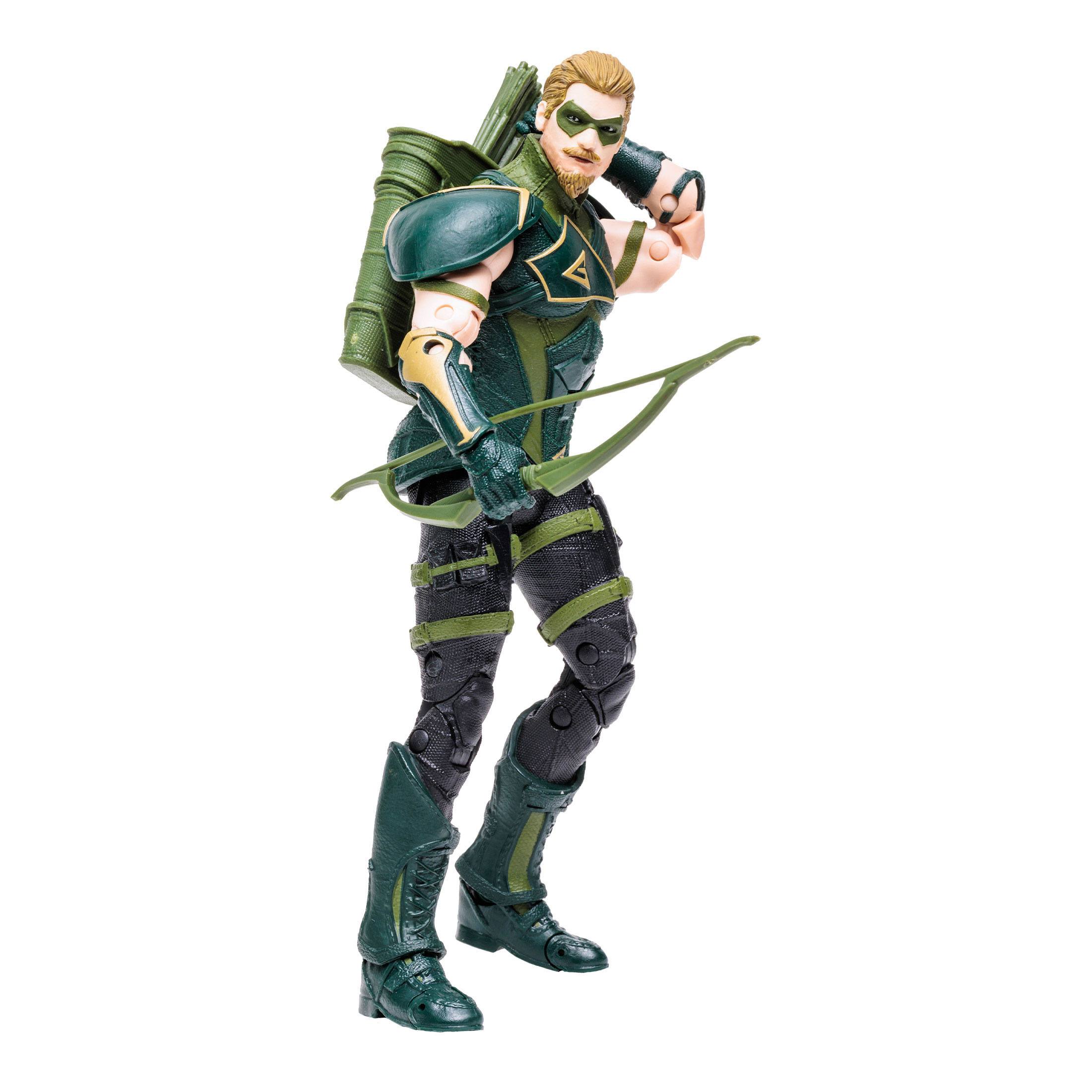McFarlane DC Multiverse 7-Inch Highly Detailed Green Arrow Action Figure for Collectors and Fans
